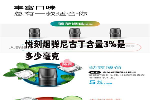 提醒! 悦刻烟弹尼古丁含量3%是多少毫克_(悦刻烟弹尼古丁含量3%是多少毫克的)-第1张图片-电子烟烟油论坛 提醒! 悦刻烟弹尼古丁含量3%是多少毫克_(悦刻烟弹尼古丁含量3%是多少毫克的)-第1张图片-电子烟烟油论坛